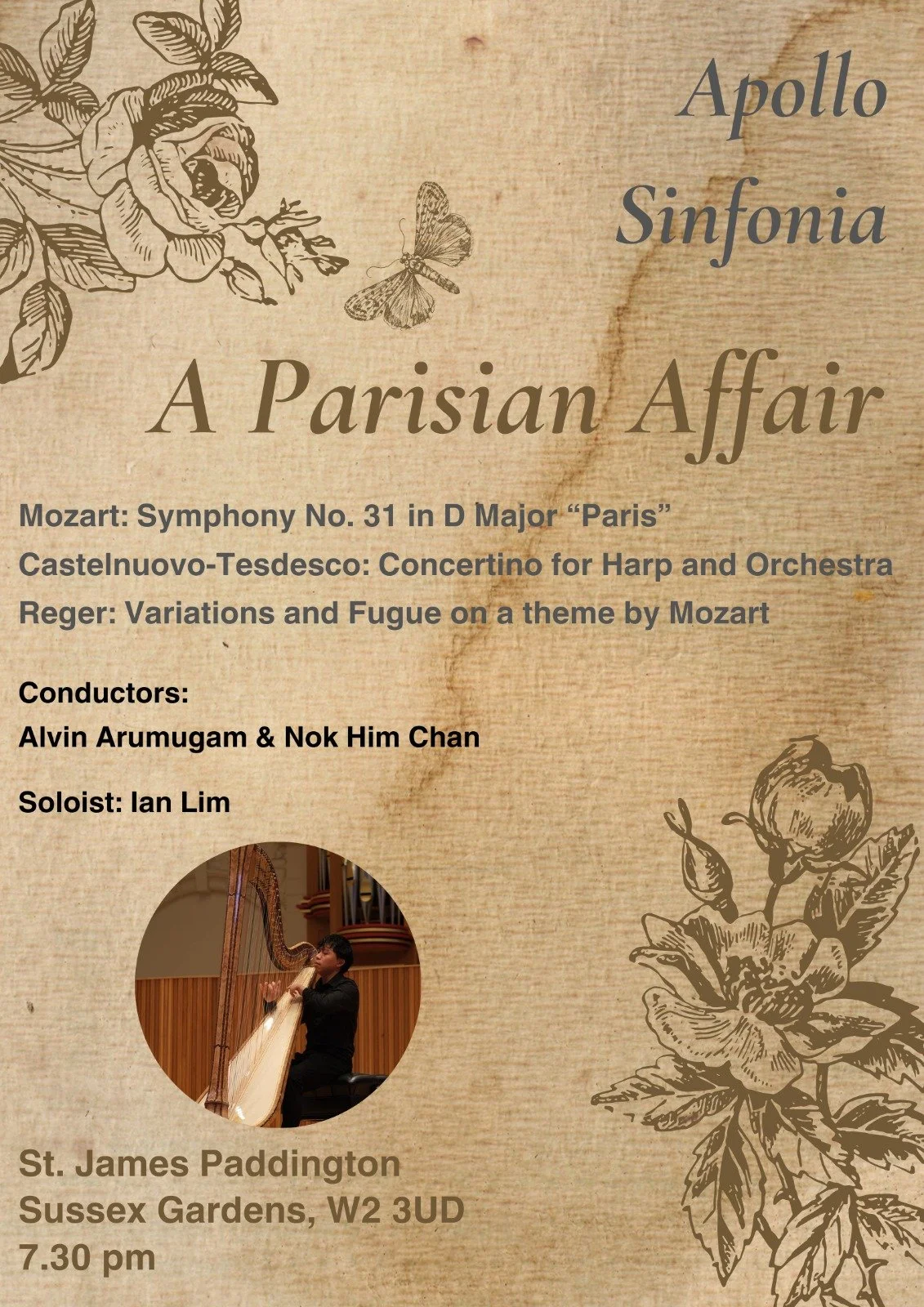 Apollo Sinfonia and Ian Lim: A Parisian Affair