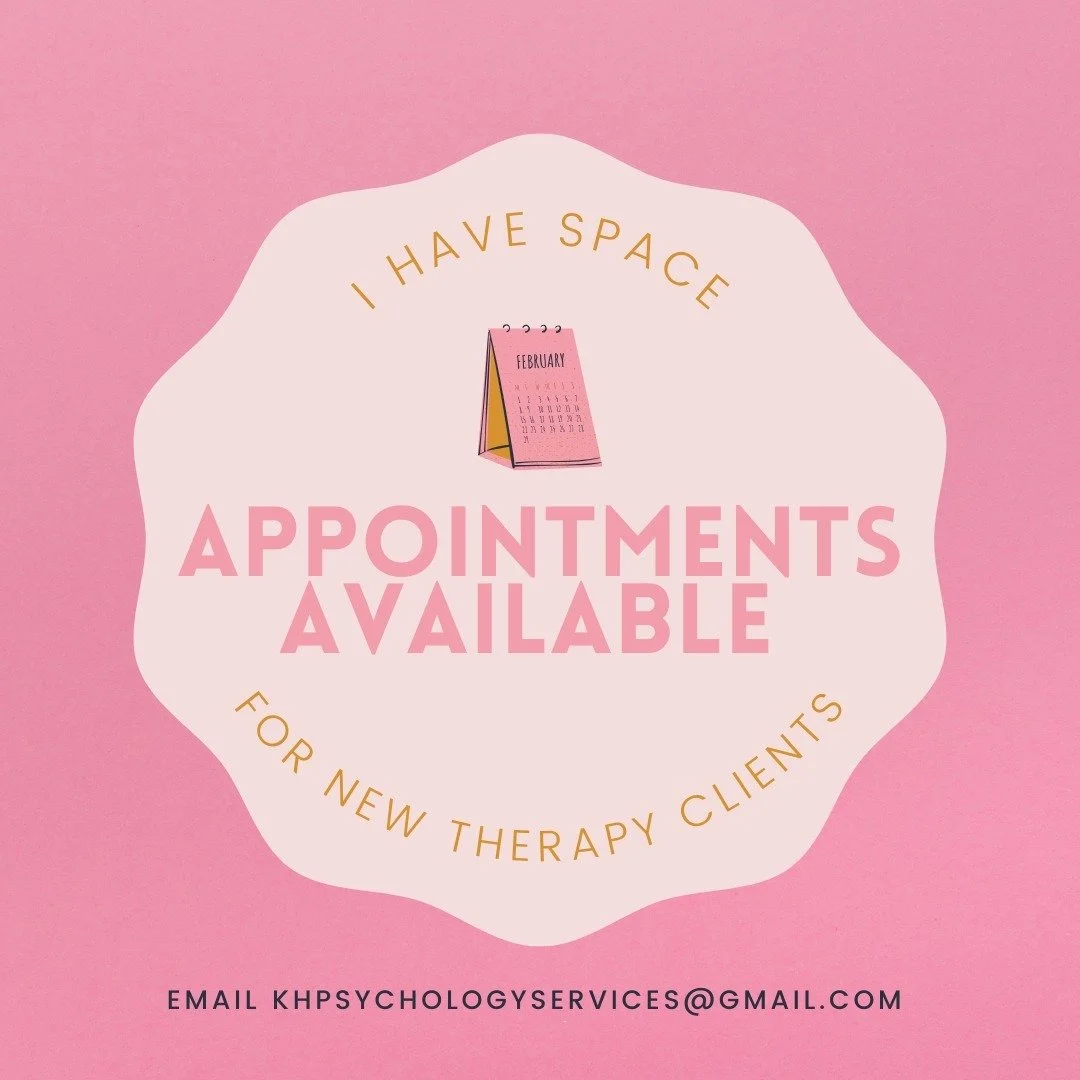 Hi folks, welcome to 2025!🌼
Since I had some clients finish up with therapy at the end of last year, I now have space for new therapy clients. If your child or young person needs some support with big emotions, lots of worries, stress related to sc