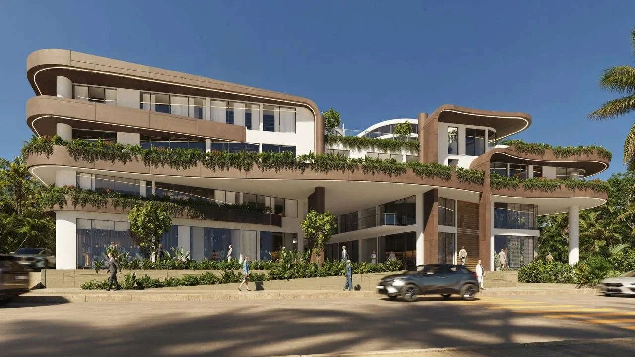 Front View of Mandarin Plaza in Las Terrenas