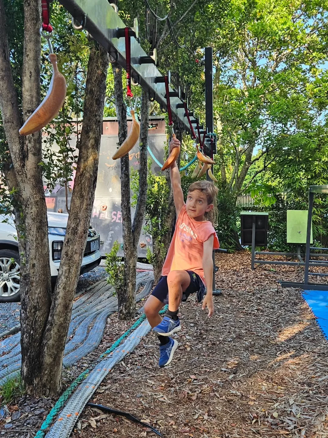 The school holiday Ninja classes are on for the 7-9 year olds. Dates, times and cost are below:

December 15th, 16th, 17th and 18th

Times: 4-445PM 

Cost: 16 per child

This age group get to try the slightly tougher Ninja Obstacles out on the course