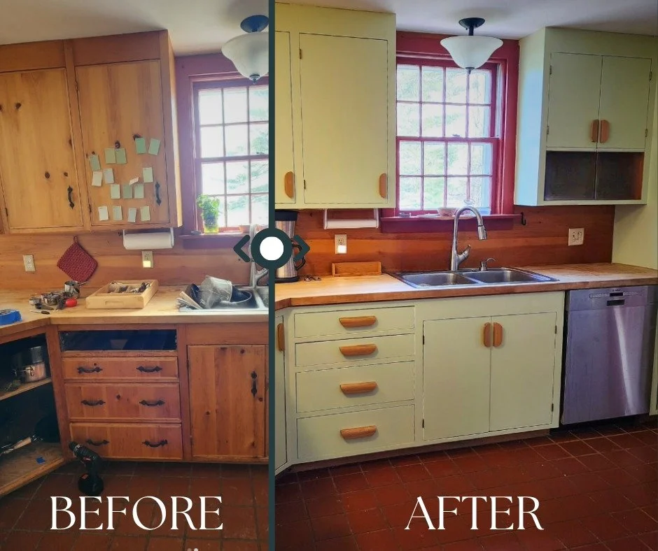 Kitchen refresh complete!
This homeowner loved their space&mdash;but not the worn finishes. With a custom color, updated hardware, and expert prep work, we gave this kitchen a whole new life while keeping its charm intact.
We work exclusively with cl