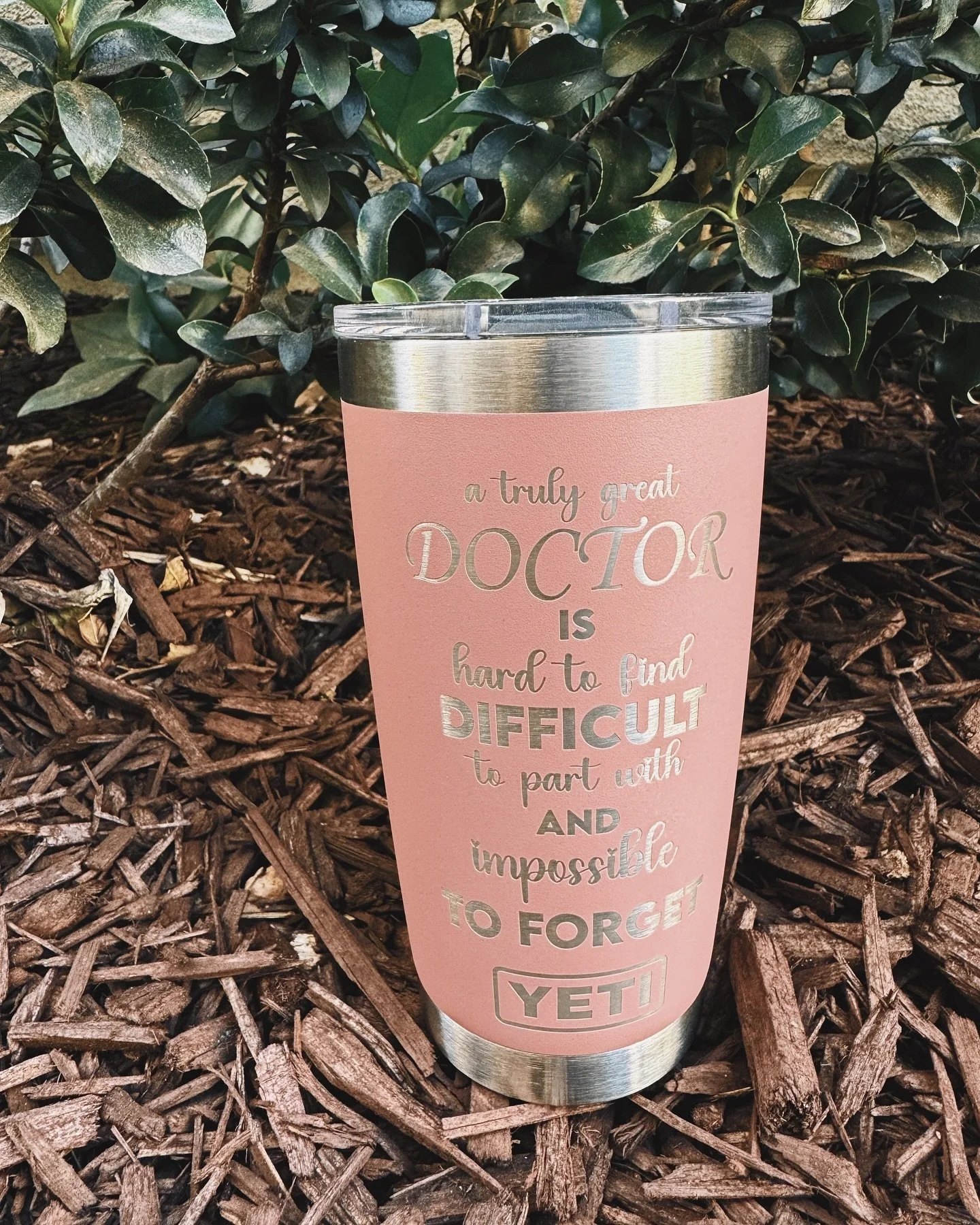 A special one for a valued customer. We can&rsquo;t wait for the dedicated doctor to receive this gift! 

#ranchosantamargarita #supportsmallbusiness #laserengraving