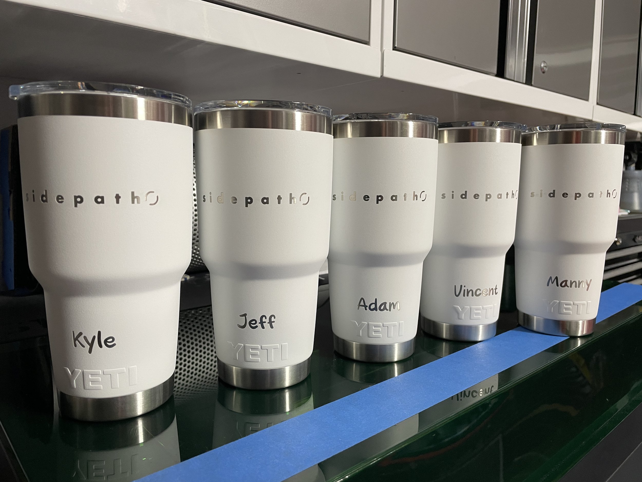 30oz YETI Rambler in White