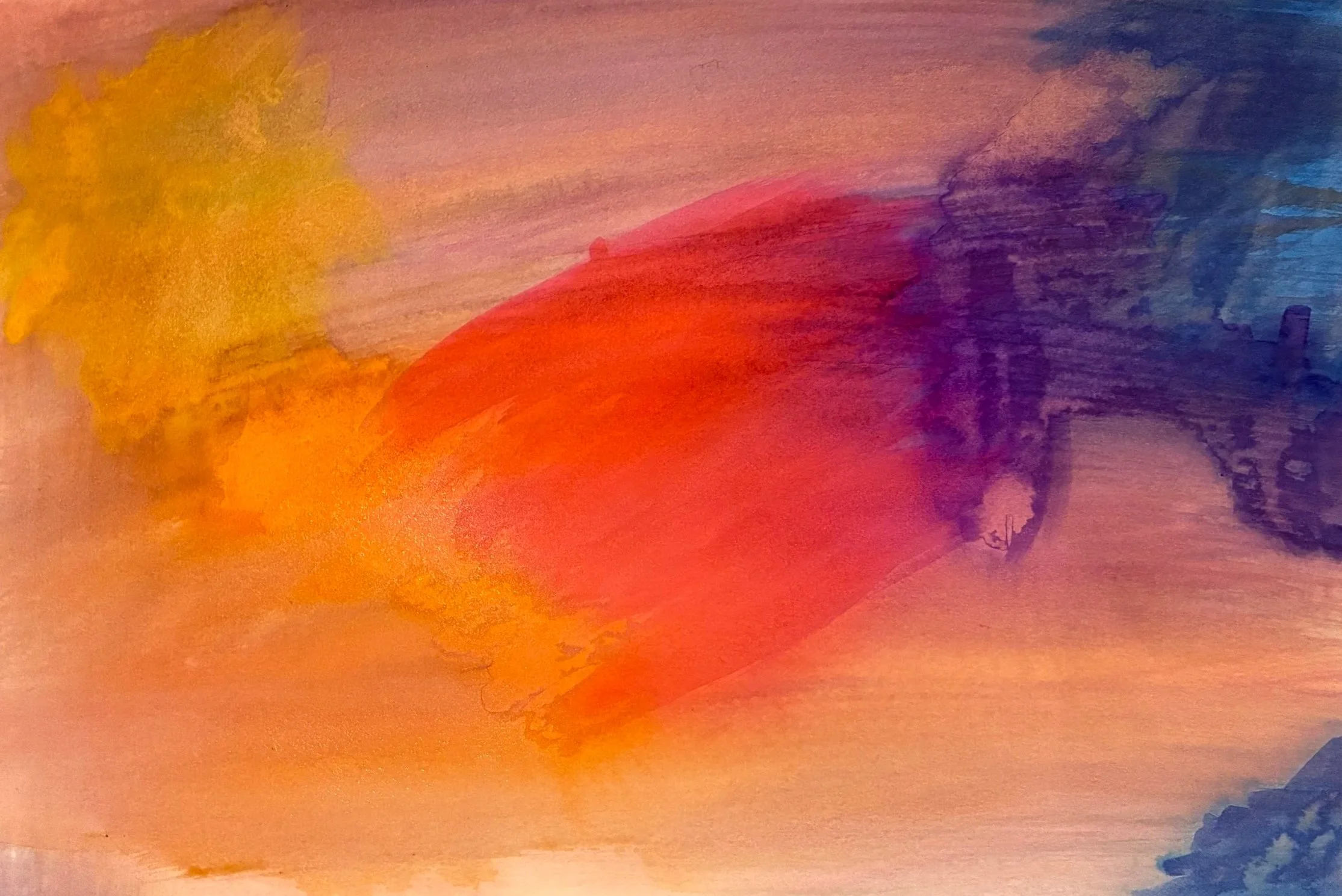 Acrylics on Paper, Aug 26., 2026