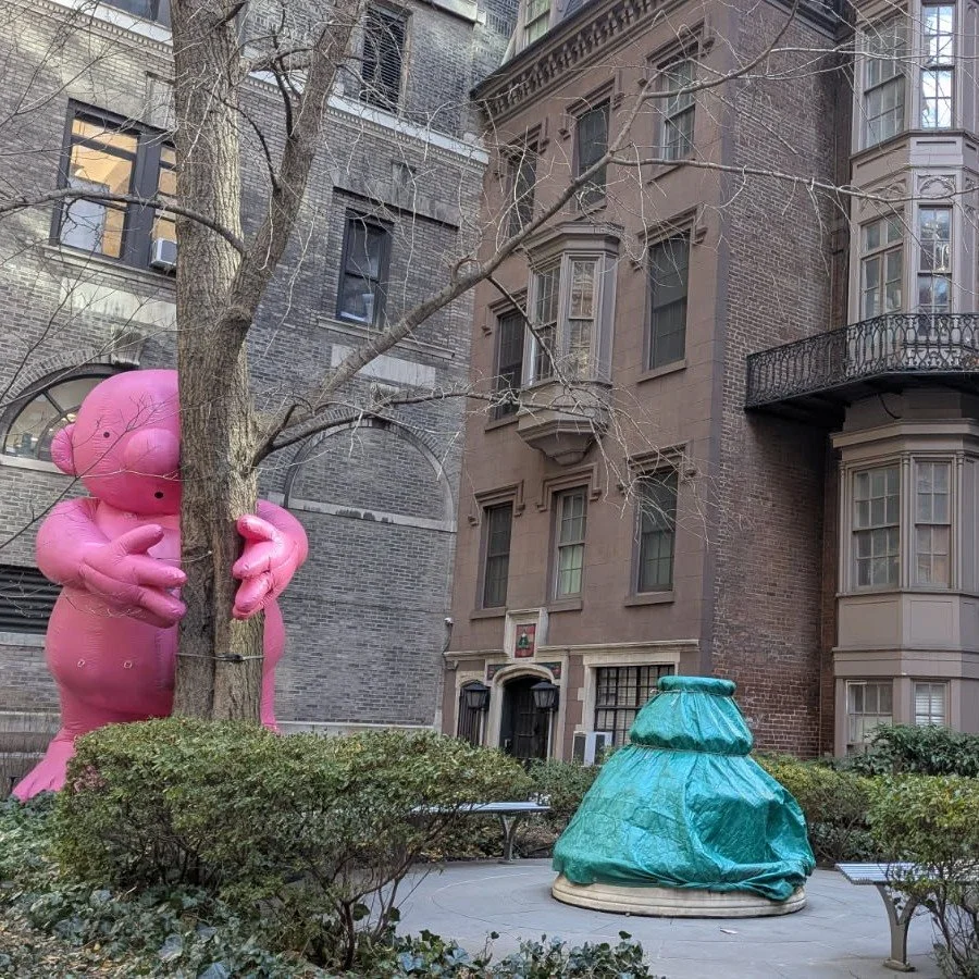 We're so excited to partner with @flatironny for Flatiron NoMad Glows Pink, a free public art experience featuring Mr. Pink throughout the neighborhood. Mr. Pink is a playful, larger-than-life artwork by French artist Phillippe Katerine, designed to 