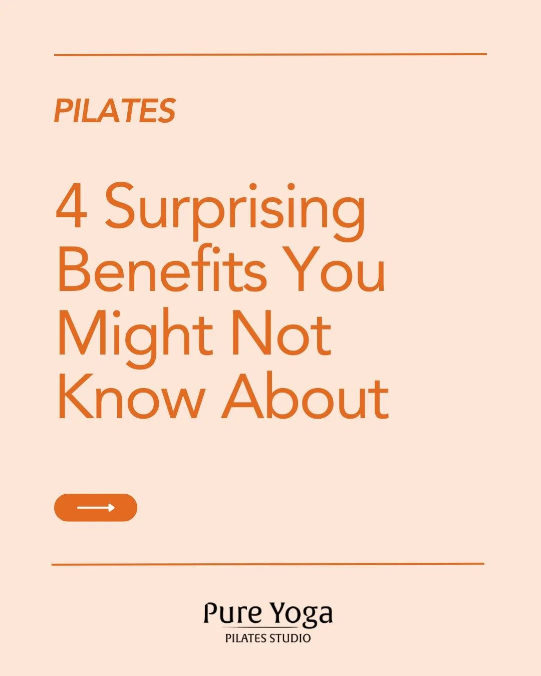Surprising Benefits you might not know about Pilates...

Pure Yoga offers:
🔸Mat Pilates is a full-body workout that strengthens the core using props like resistance bands and hand weights.
🔸Springboard Pilates blends the accessibility of mat Pilate