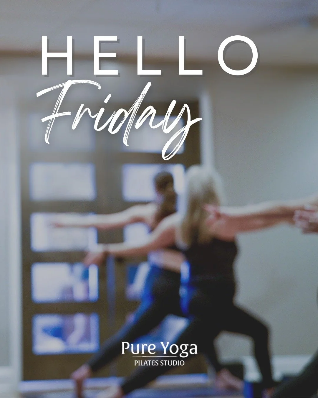 Friday - How do you plan to make the most of your Friday?

9:00 AM Yoga All Levels with Maureen
10:30 AM Gentle Yoga with Meredith
12:00 PM Reformer Pilates with Meredith
6:00 PM Flow &amp; Restore Yoga with Danielle

#fridayfeeling #yogaquotes #dela