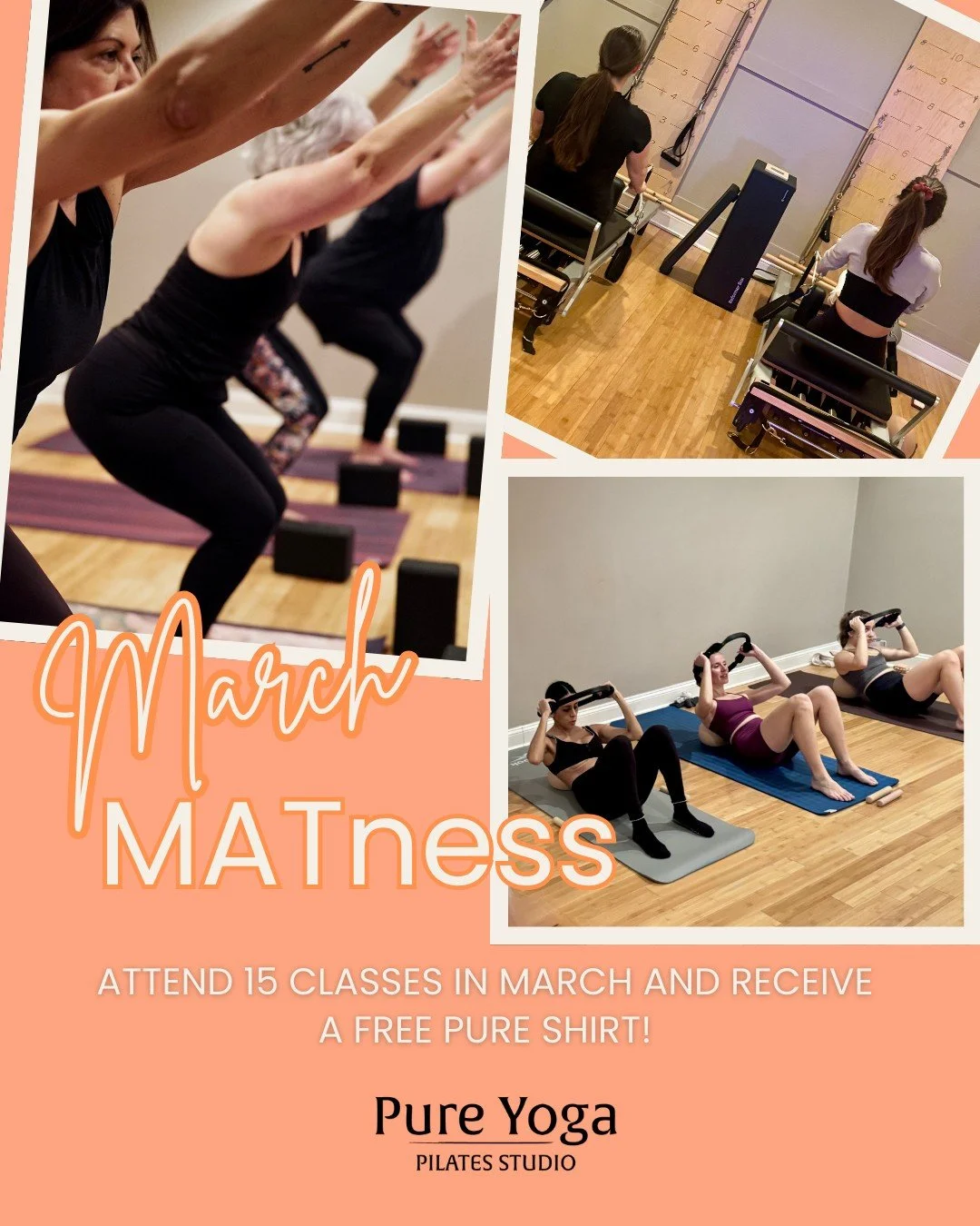 🧡 MARCH MATNESS - Day 20 check in! Are you on track to practice with us 15 times this month?

Every March, the Pilates community celebrates the original mat exercises created by Joseph Pilates, the foundation of the entire method, and we're proud to