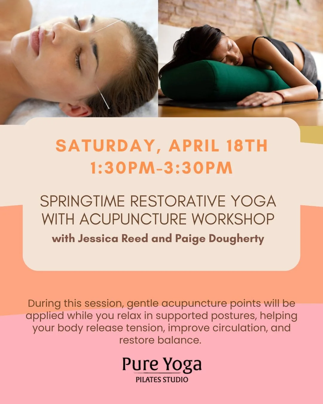Welcome spring with rest and renewal in this collaborative workshop to nourish and rebalance the body. The winter months can leave us feeling drained and lethargic, spring is a time for re-energizing. This workshop will combine restorative yoga poses
