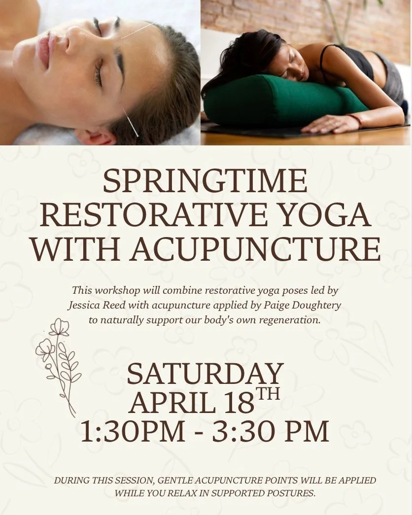 THIS SATURDAY we welcome spring with rest and renewal in this collaborative workshop to nourish and rebalance the body. The winter months can leave us feeling drained and lethargic, spring is a time for re-energizing. 

This workshop will combine res