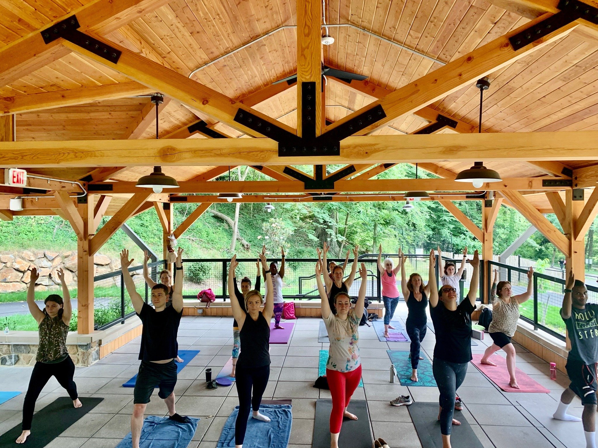 Saturday - Yoga at the Brandywine Zoo this morning at 9AM!

8:30 AM Vinyasa Yoga with Elizabeth
9:00 AM Yoga at the Brandywine Zoo with Meredith 
10:00 AM Barre with Elizabeth
12:00 PM Beginner Yoga with Rocio

#wilmingtondelaware #inwilmde #weekendy