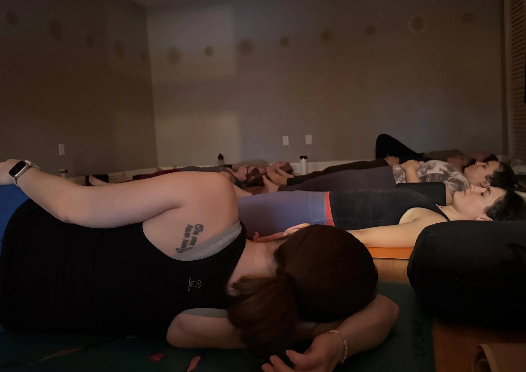 Friday - Time to unwind with yoga.  Flow &amp; Restore Yoga tonight at 6pm will help you relax and restore after a full work week! 

9:00 AM Yoga All Levels with Maureen
10:30 AM Gentle Yoga with Elaine
12:00 PM Reformer Pilates with Meredith
6:00 PM