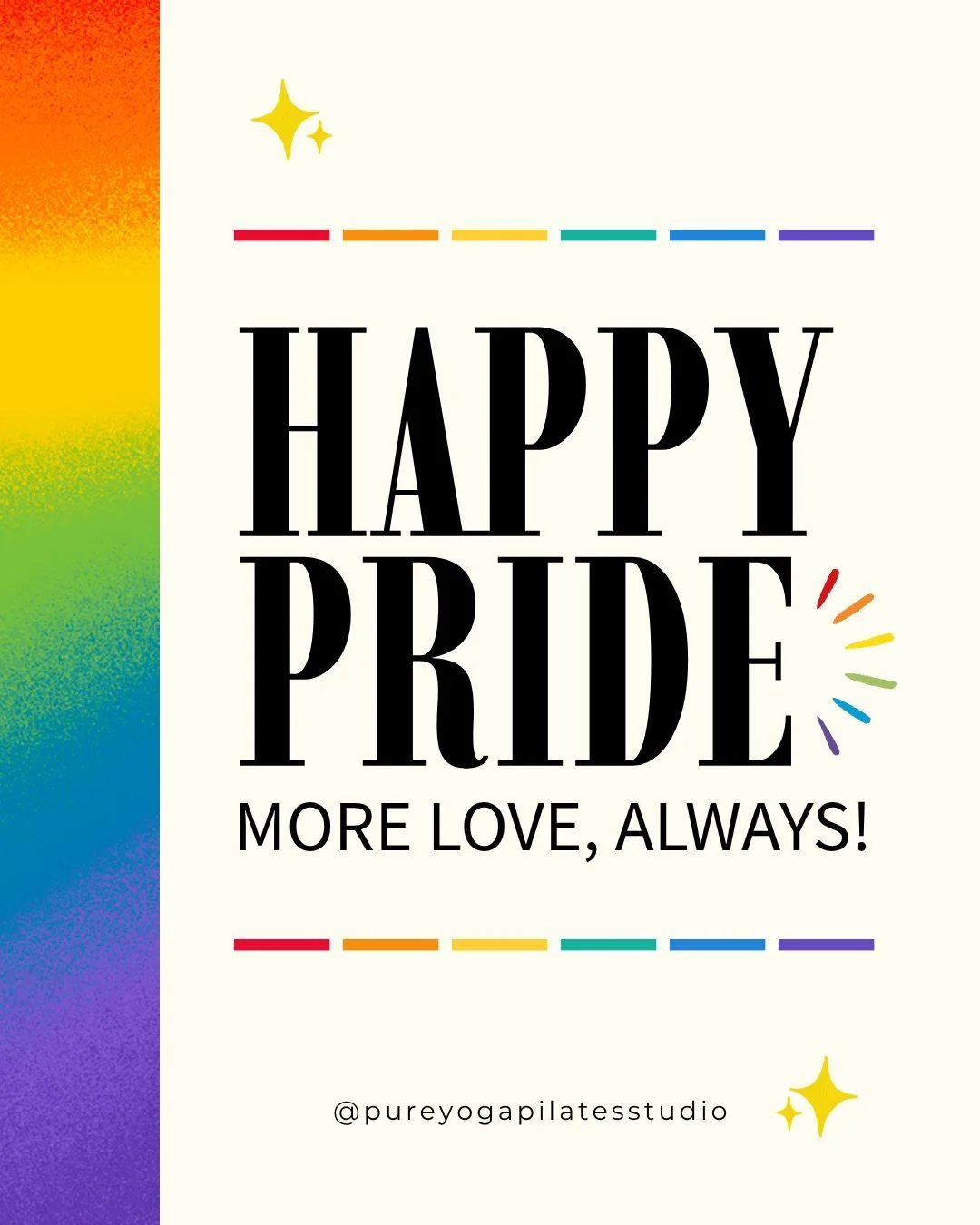 More love, always! ❤️🧡💛💚💙💜