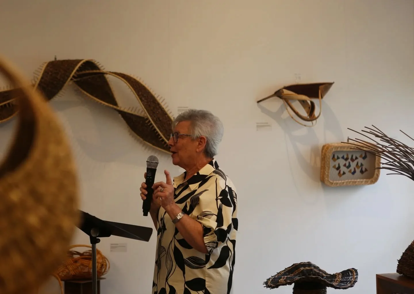 A few opening event photos from 'A Coming Of Age, Celebrating 21 years of Basket Making  by Flora Friedmann  @gallery76_queenst on Saturday. Thanks to  everyone who came to the opening and supported Flora's basketry talent and skill. 

To see and hea