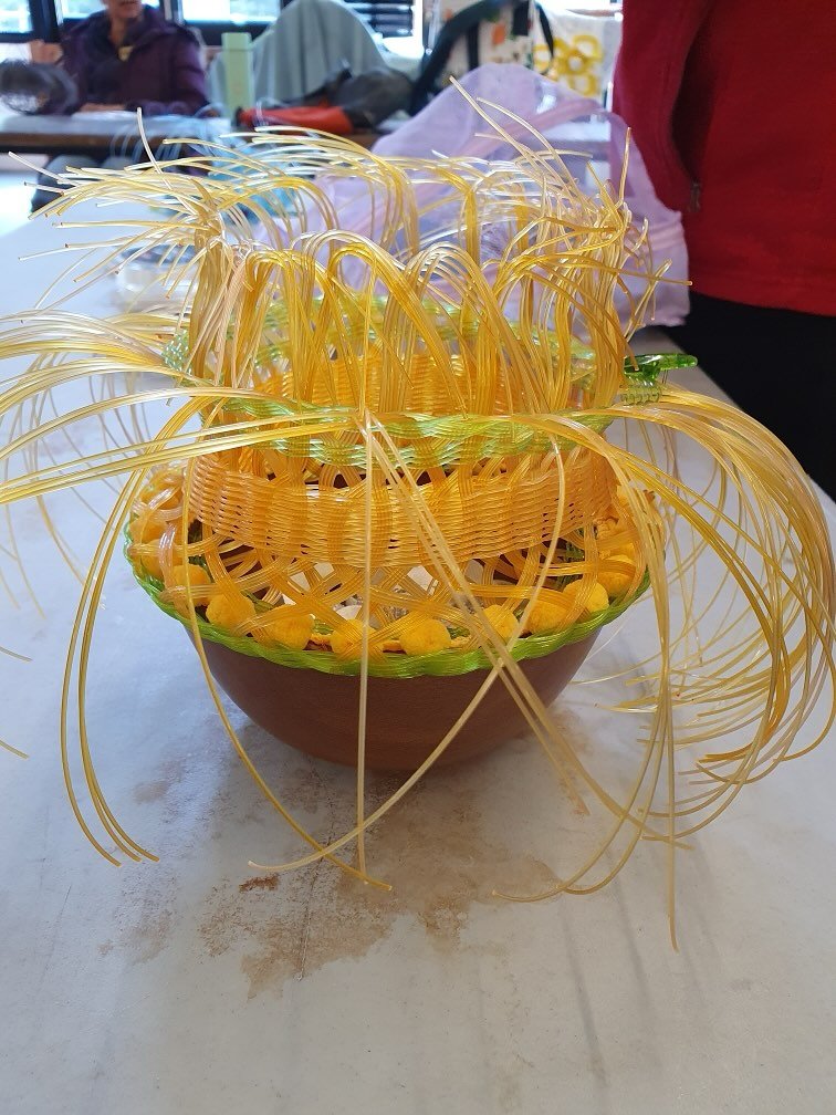 Our monthly meetings @primrosepark are a chance to meet and catch up and share what we are working on if there is not something special on. There may be a fibre or technique that will inspire something new in our own work. This week @ckmakingit share