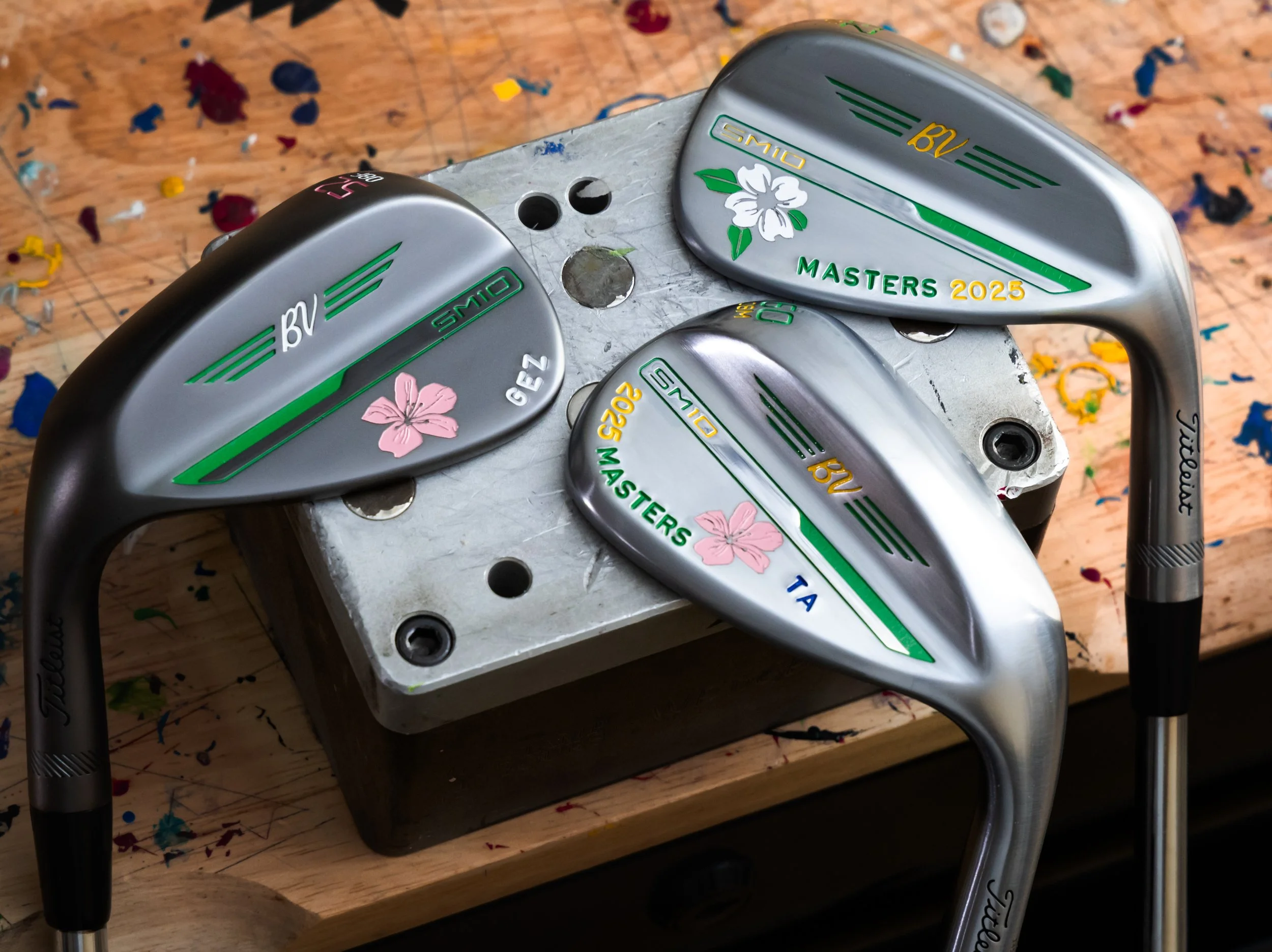 Masters Wedges on block (3).JPG