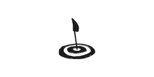 On The Mark Golf logo