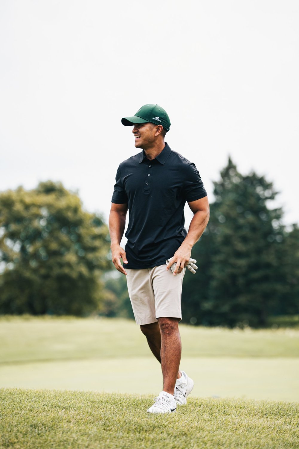 Walking the fairway at Upper Unionville