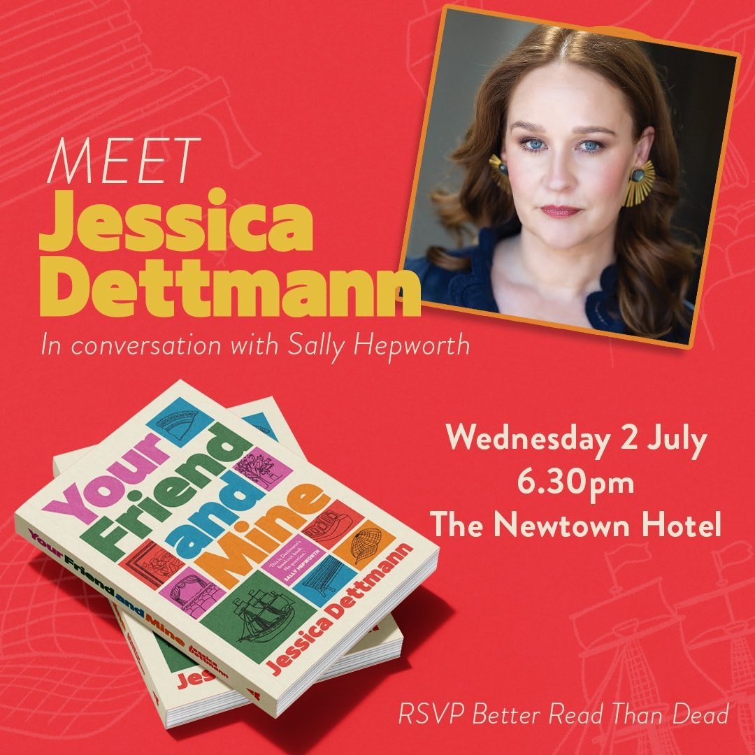 Come along to my first Sydney launch event, on Wednesday 2 July, at the Newtown Hotel at 6.30. I&rsquo;ll be in conversation with the hilarious NYT bestselling author Sally Hepworth. Link in bio for tickets!

@betterreadbookshop @sallyhepworth @allen
