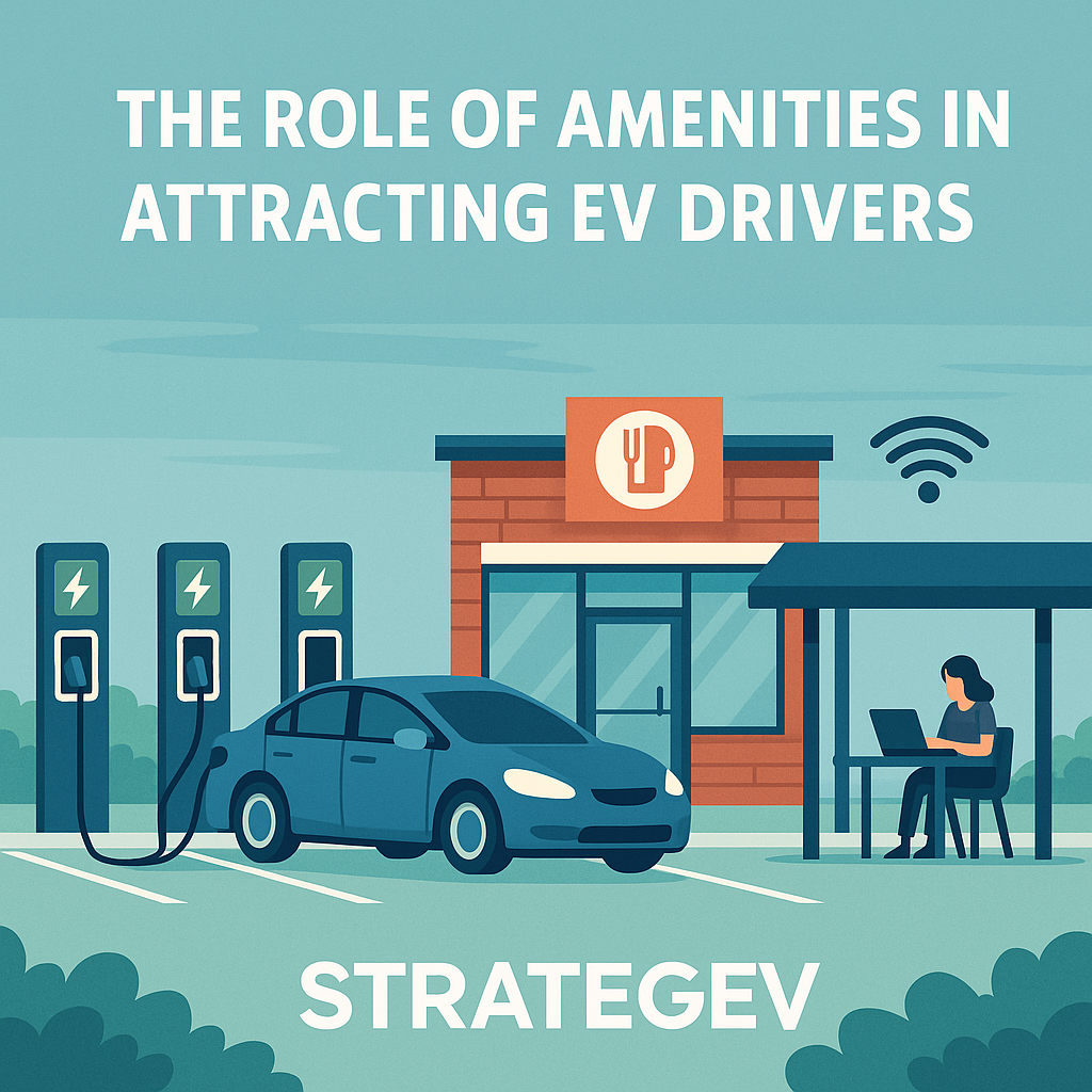 The Role of Amenities in Attracting EV Drivers to Public Charging Sites