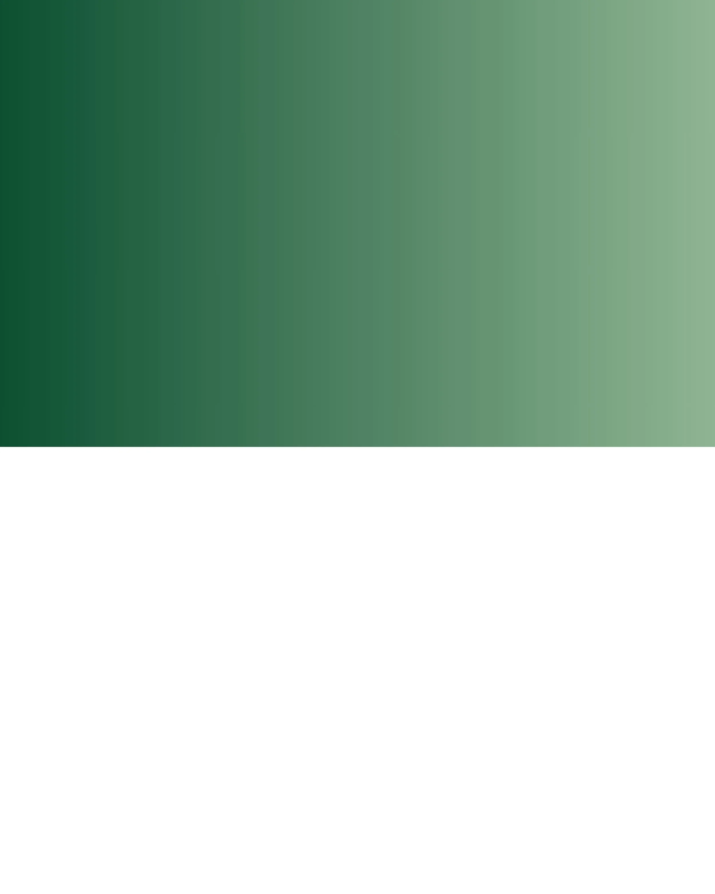 A gradient background transitioning from dark green to light green.
