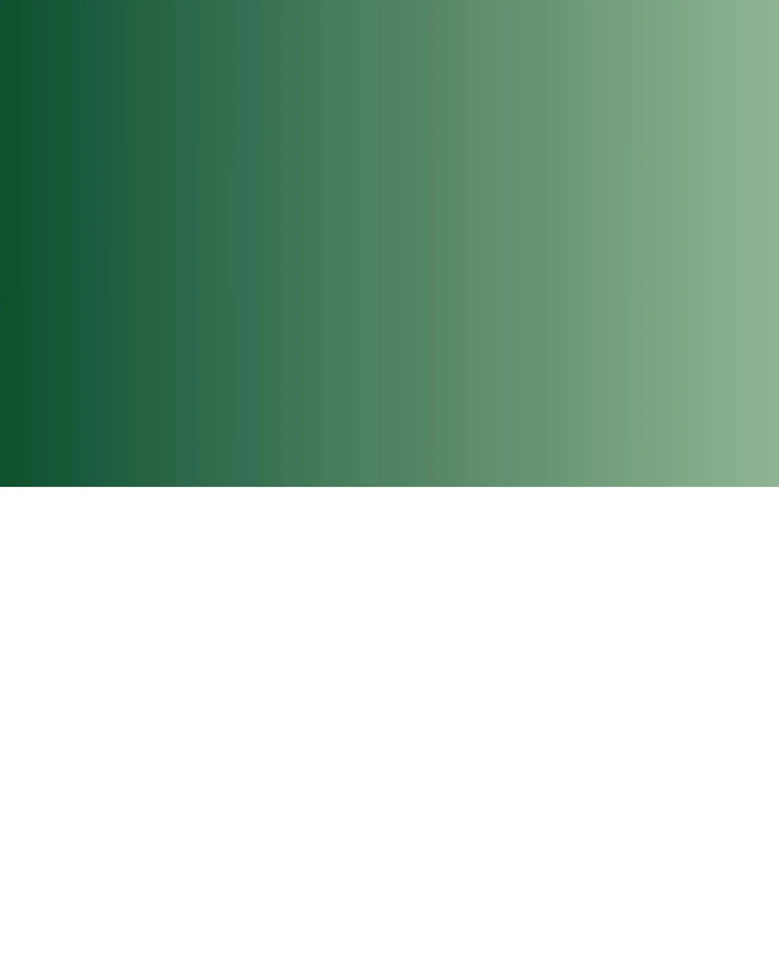 Gradient background transitioning from dark green on the left to light green on the right with a transparent white footer at the bottom.