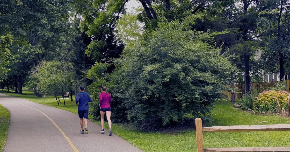 Trail runners demonstrating mindfulness in athletic training
