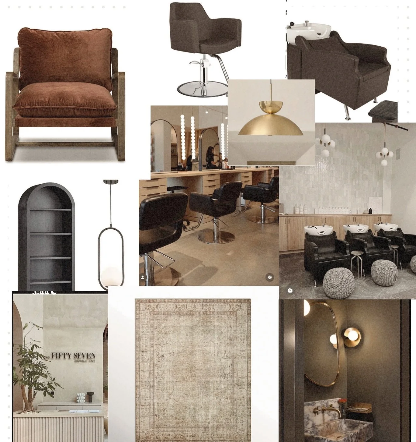 soft neutrals. elevated textures. a space designed to inspire. 
Welcome to House of Strands: the mood board 🤭