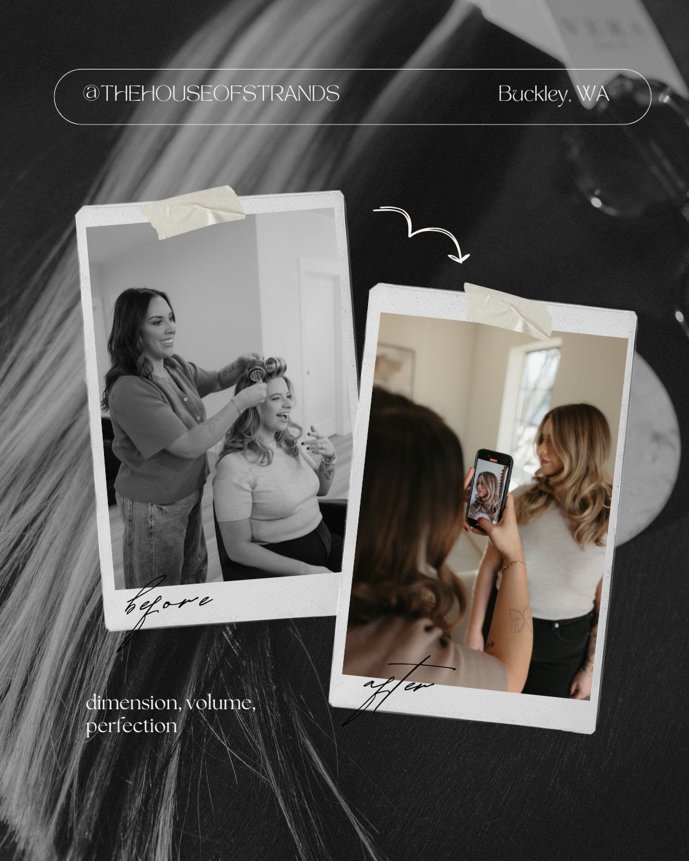 HEY YOU! Your next hair appointment is calling.
Whether it&rsquo;s a soft refresh or a full transformation, our team at House of Strands delivers thoughtful, elevated results.

Come experience a space that is warm, refined, and intentionally designed
