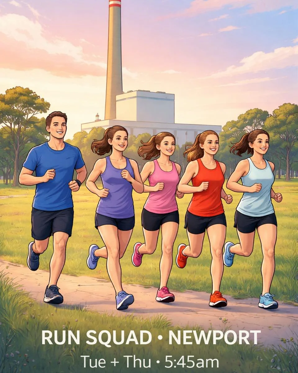 I&rsquo;m back from Sydney and we&rsquo;re back into it 💪 Run Squad is at Newport this week! If you&rsquo;ve been thinking about joining, this is your sign &mdash; friendly, supportive group, all paces welcome and especially great for anyone returni