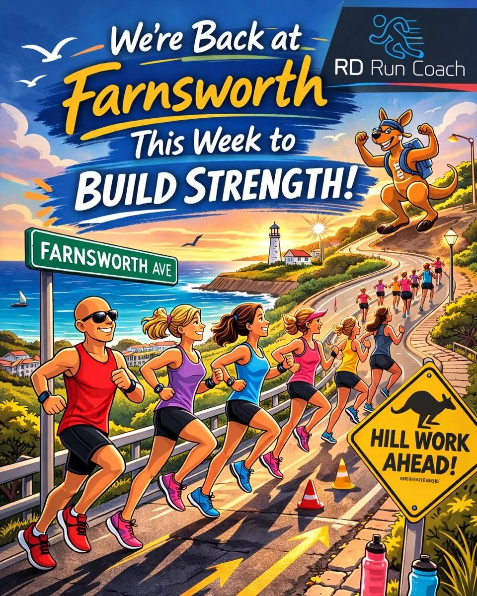 We&rsquo;re back at Farnsworth again this week. ⛰️

Which means one thing&hellip; strength building season is officially on.

Hills aren&rsquo;t about being fast.
They&rsquo;re about building power, resilience and that quiet confidence that kicks in 