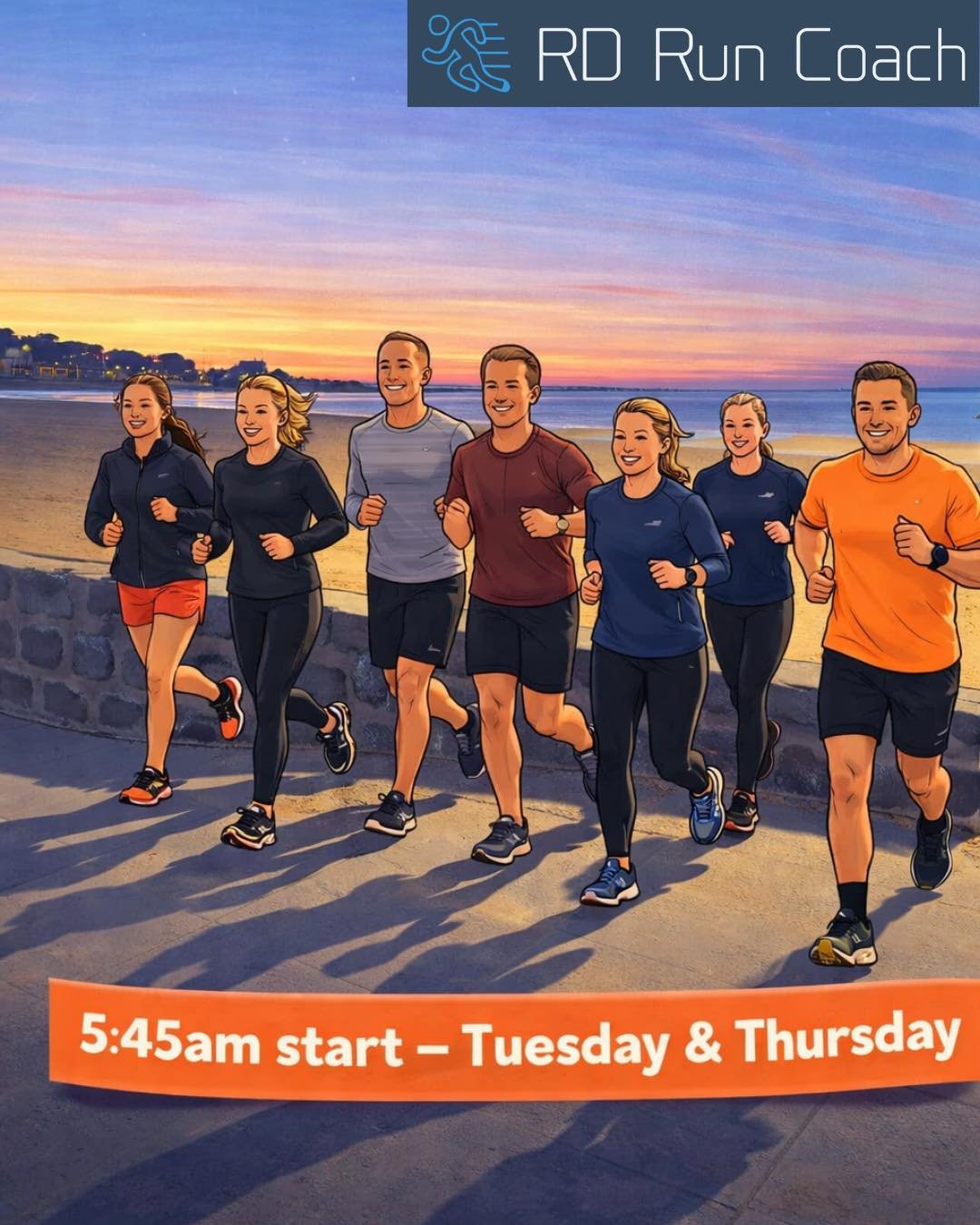 Williamstown this week 🌅

Flat, fast and flowing &mdash; but don&rsquo;t be fooled&hellip; we&rsquo;ll mix it up with some tempo work, a few changes of pace and just enough bite to keep you honest.

Beach views, fresh air and a squad that keeps you 