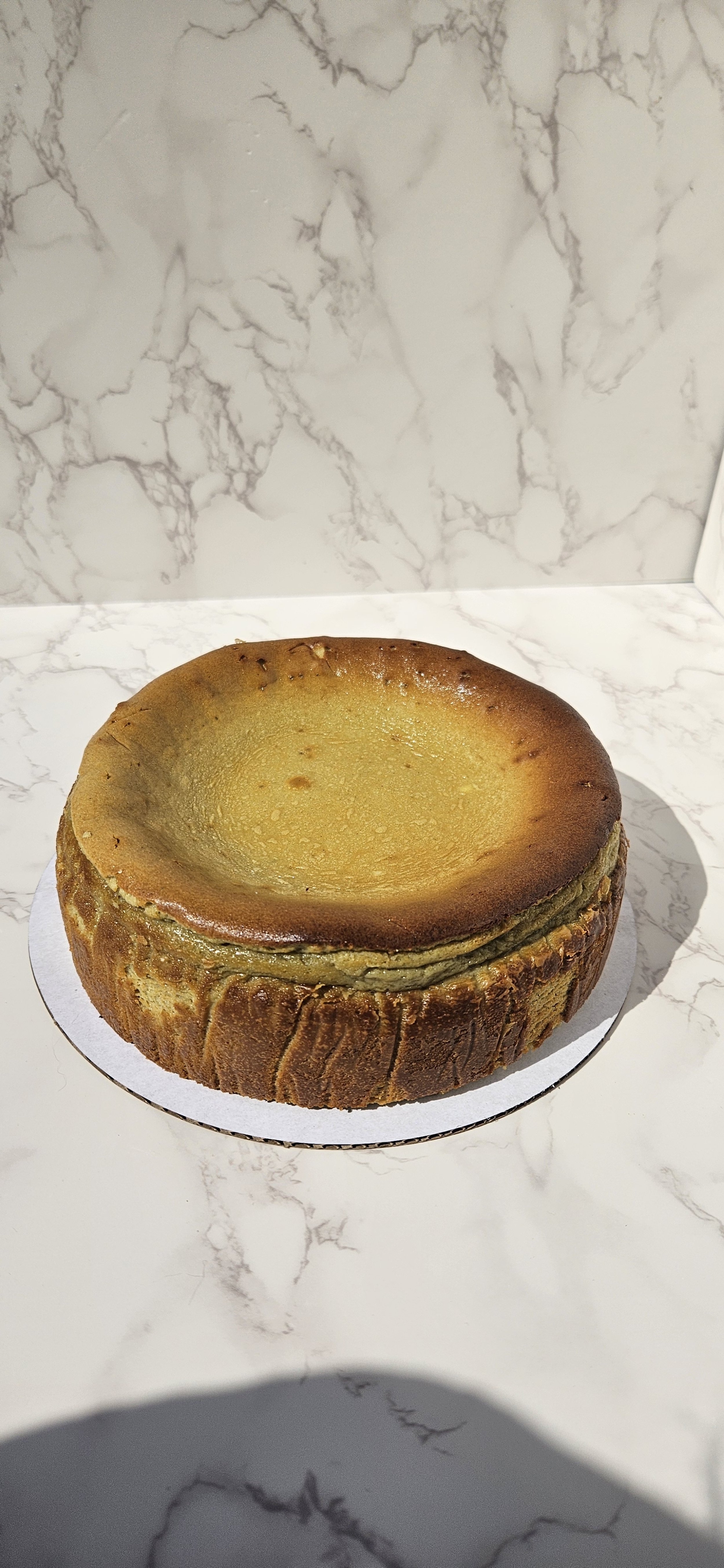 Pistachio Basque Cheesecake