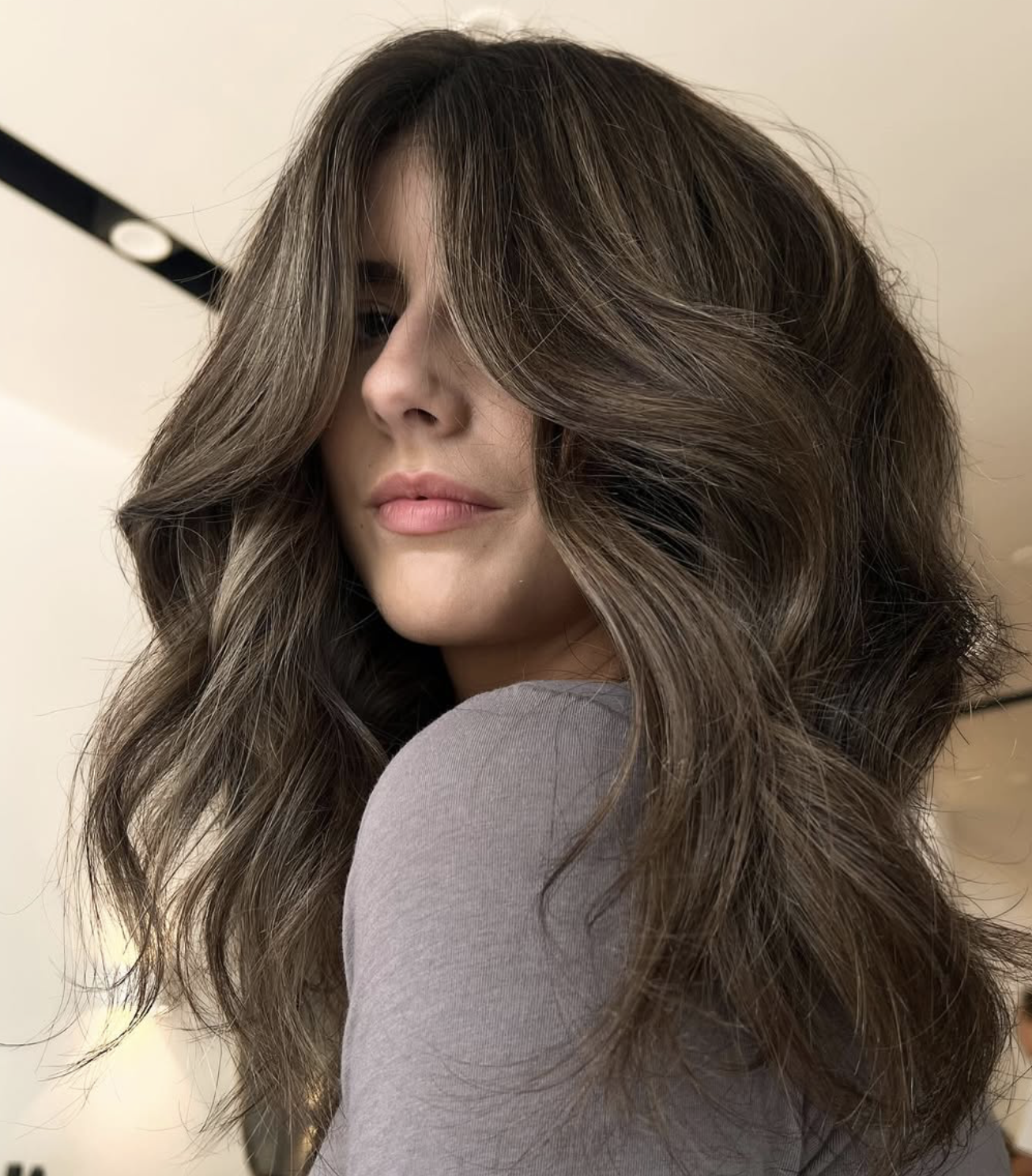 brunette colour result by HairyAdelaide Northern Beaches