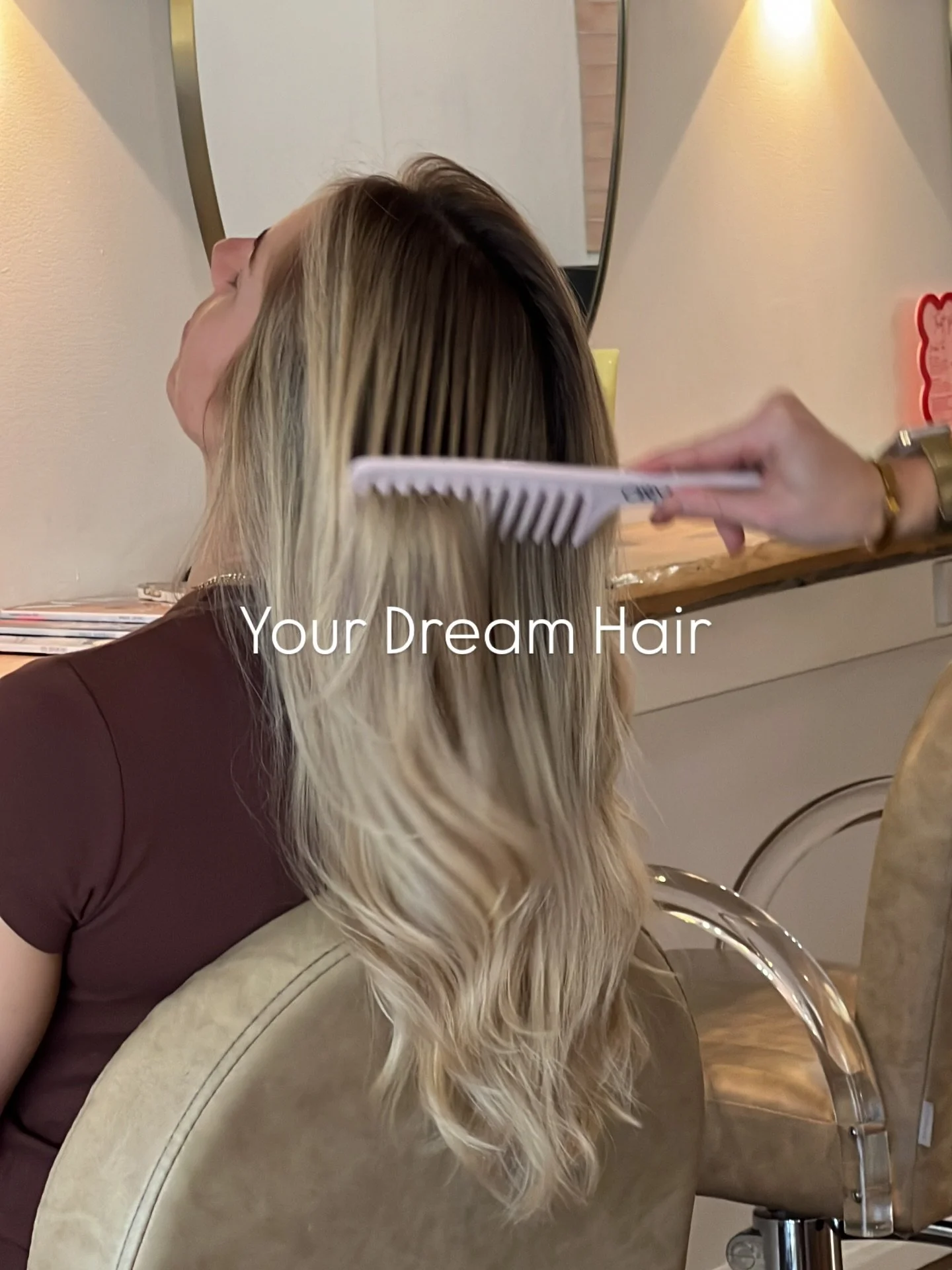 Your dream hair is waiting for you ✨
Spots are filling fast and we hate turning people away, so if you&rsquo;ve been thinking about finally booking, this is your sign. Click the link in bio, choose your stylist, and let&rsquo;s make it happen 🍑🧡

#