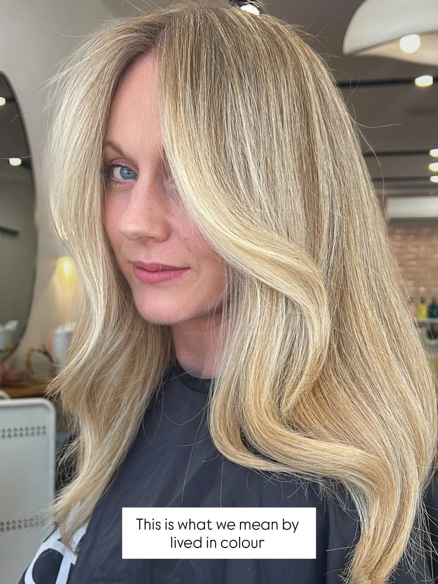 Soft lived in blonde with honey tones and dimension woven through for a vibrant wearable colour designed to grow out beautifully. This is the kind of hair you don&rsquo;t need to overthink. Just book it and trust the process.

Colour by @ev_hairyadel