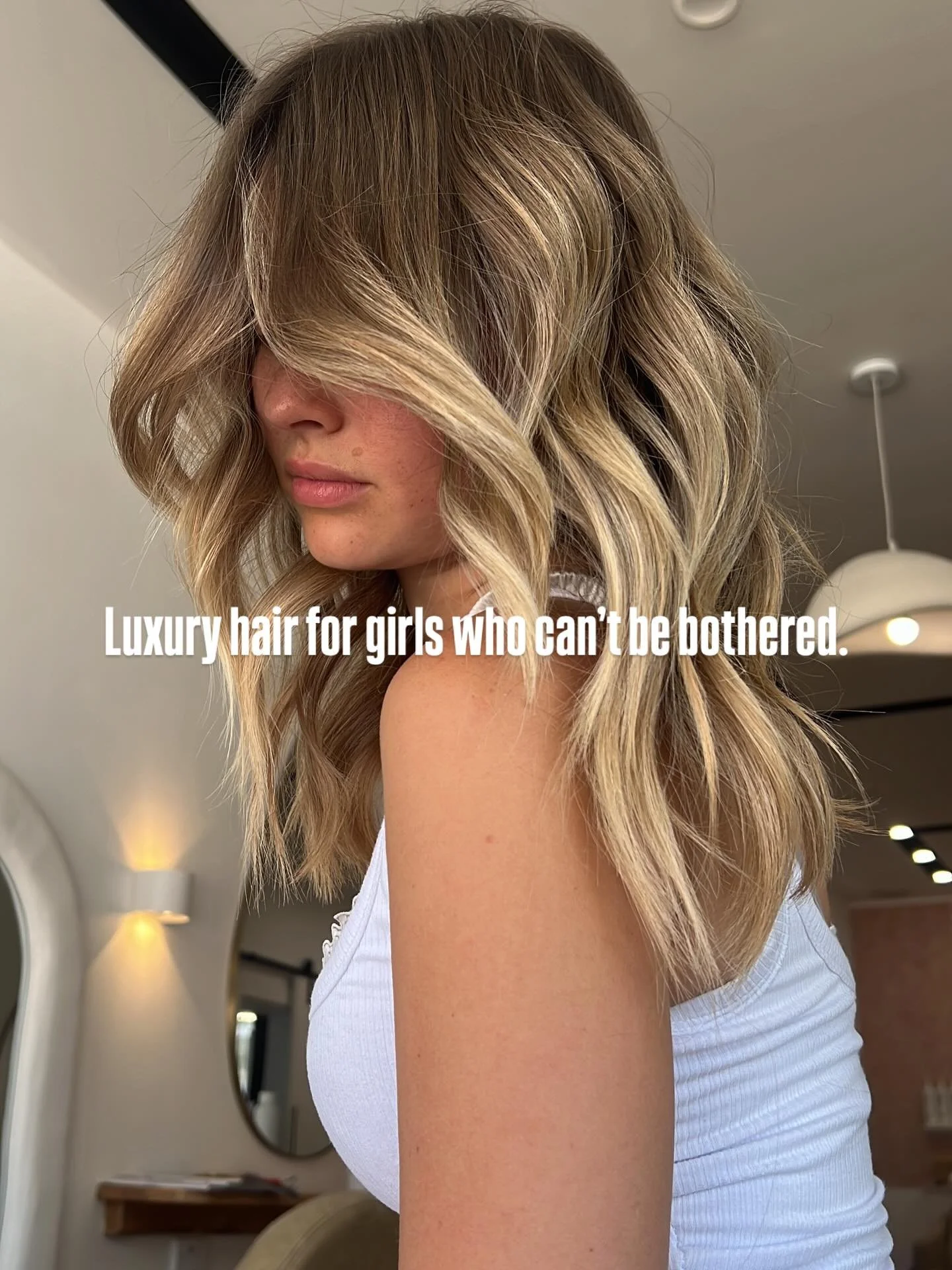 Lazy doesn&rsquo;t mean careless.
It means smart.

Lived in blondes.
Sun kissed balayage.
Designed to grow out softly.

For the girls who want freedom and good hair.

#northernbeachesblonde #balayagesydney #lowmaintenancehair #livedinblonde