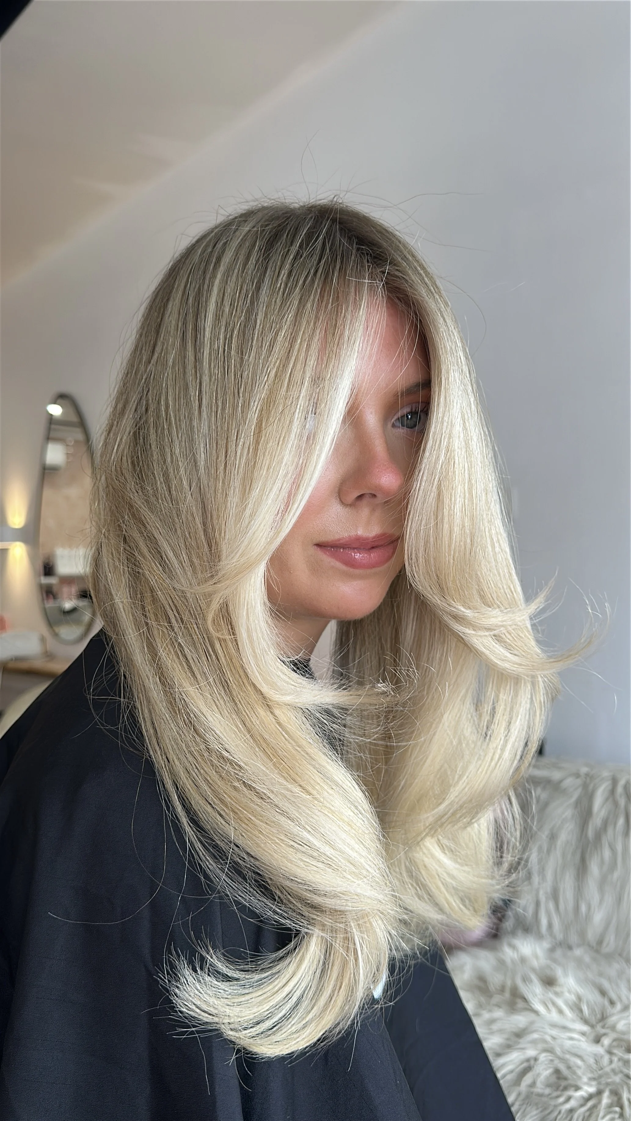 obright blonde colour result by HairyAdelaide Northern Beaches
