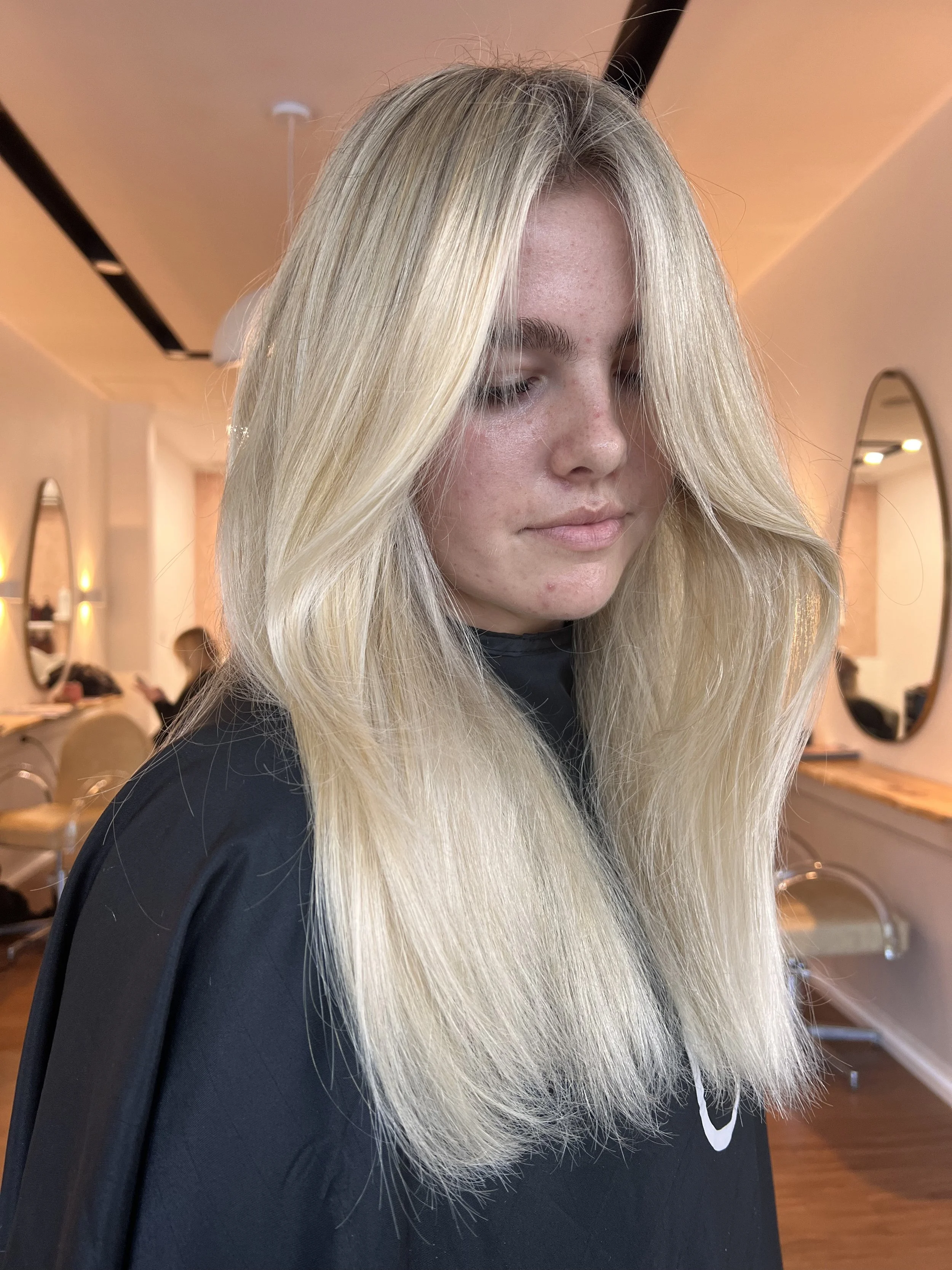 Bright lived-in blonde hair colour by HairyAdelaide Mona Vale