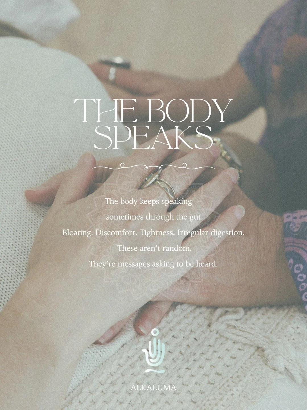 Digestive symptoms are often treated as problems to fix.

But the body may be asking a deeper question:
- What am I being asked to process?
- What feels overwhelming right now?
- Where am I holding instead of trusting?

Digestion reflects how we take