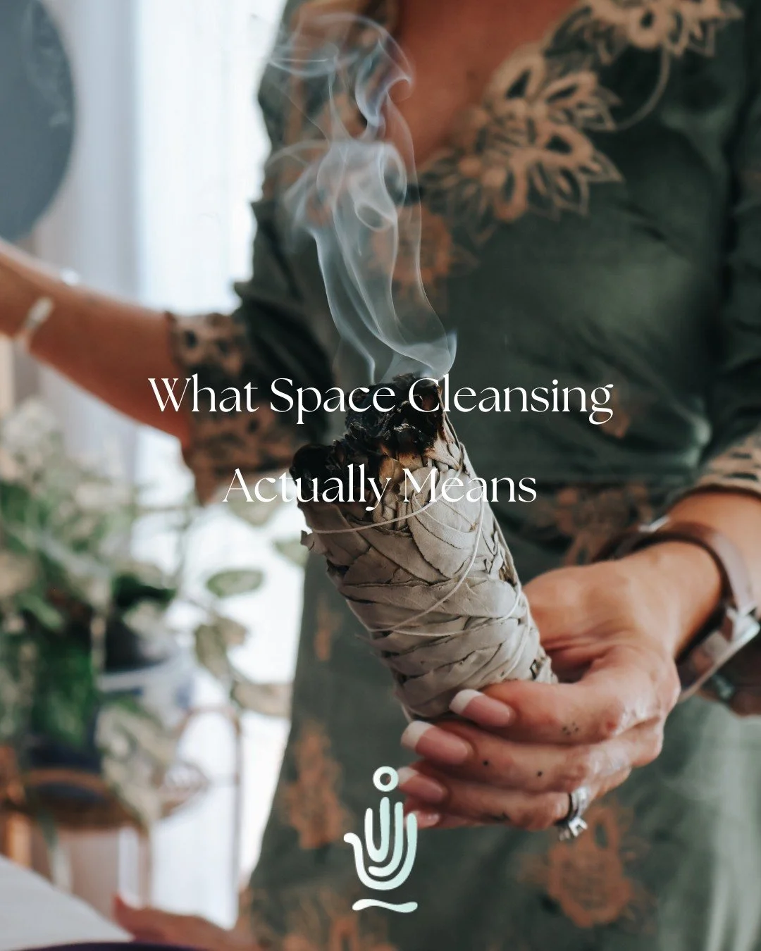 Cleansing a space isn't about removing something "bad" or fighting unseen forces.

It's about resetting the energetic field.

Spaces absorb experience - conversations, emotions, stress, grief, celebration. Over time, this leaves an energeti