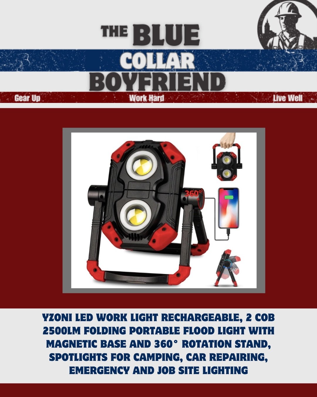 Illuminate Your Work: Yzoni LED Work Light Review