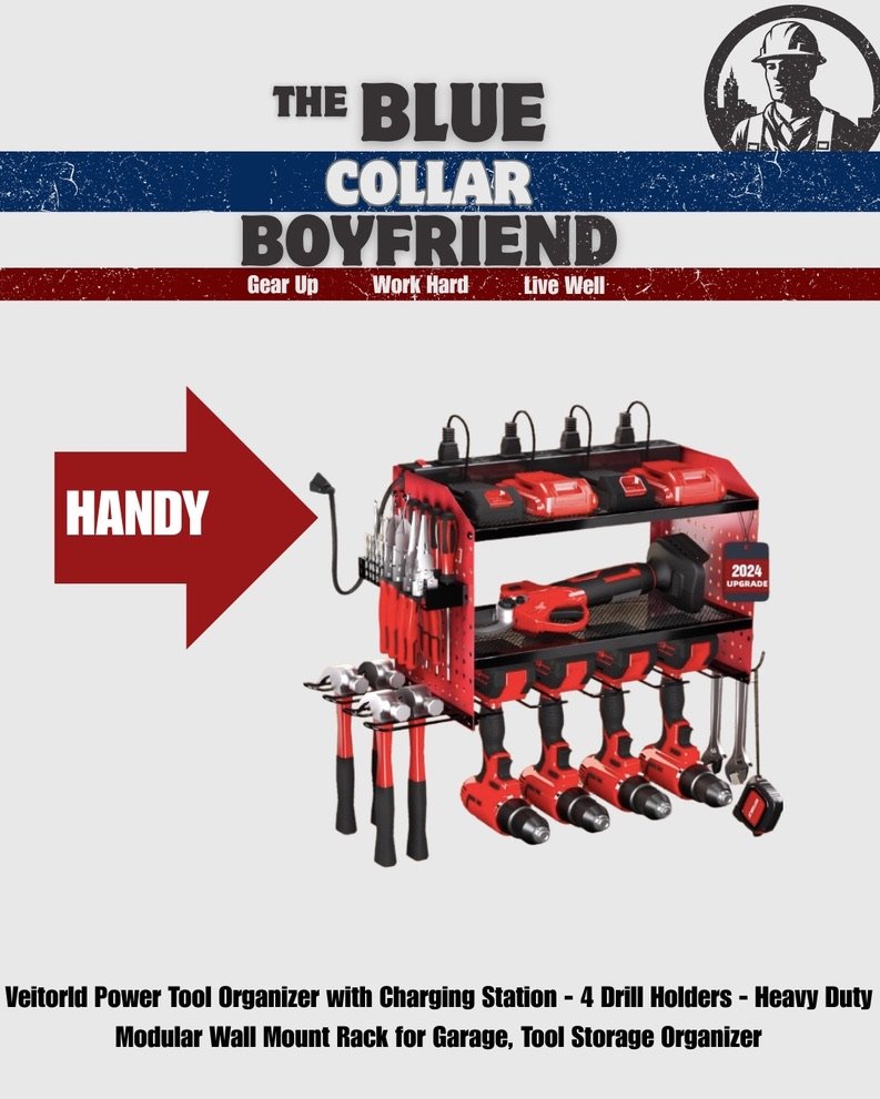 Plug In & Power Up: This Tool Organizer Doubles as a Charging Station for Your Go-To Gear