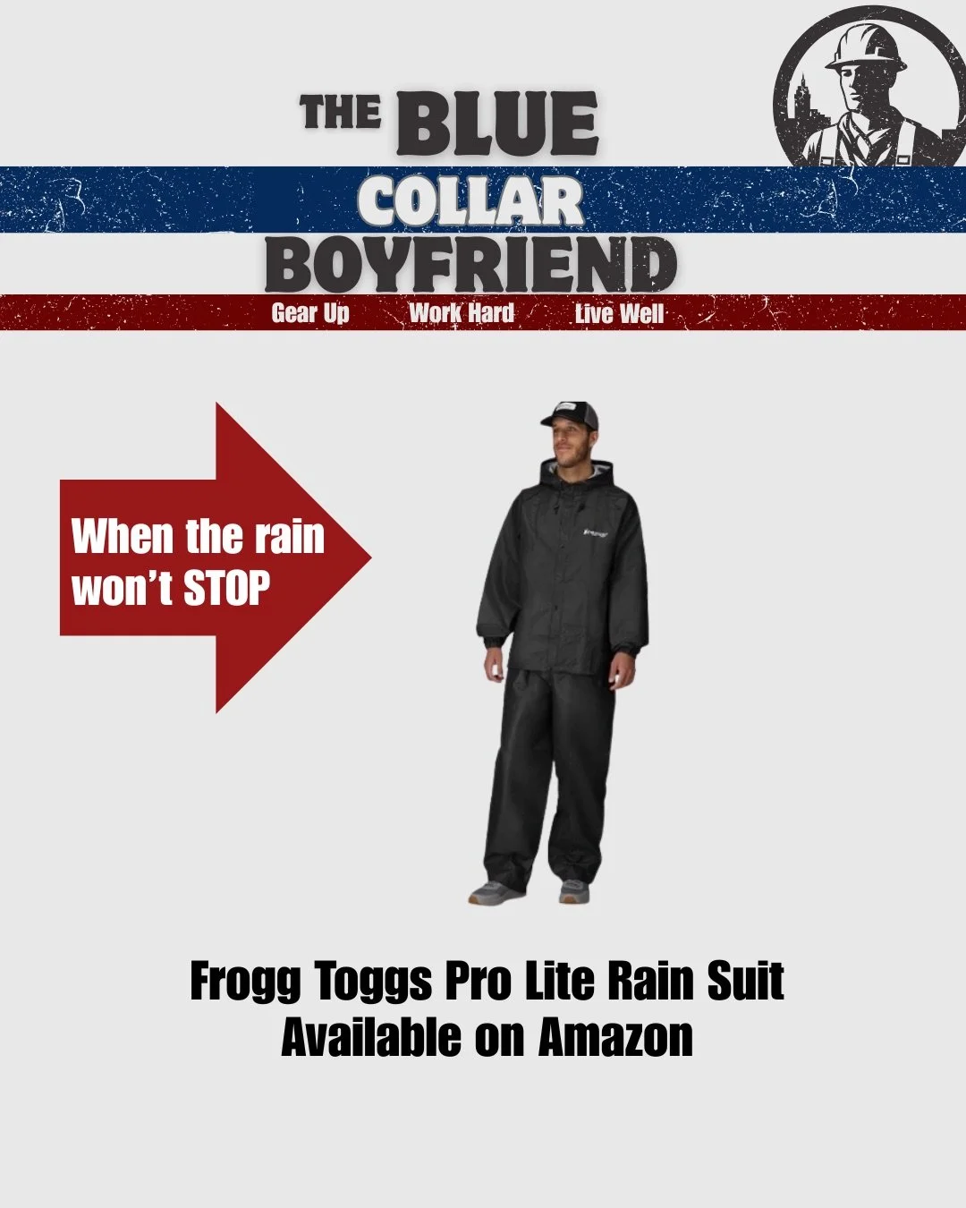 When The Sky Lets Go, This Rain Suit Keeps You Dry and Working