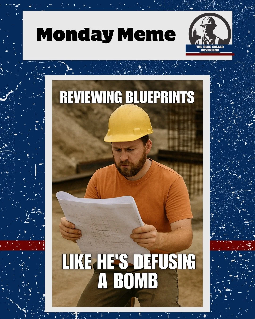 Reviewing Blueprints Like He’s Diffusing a Bomb—Because Sometimes, He Is