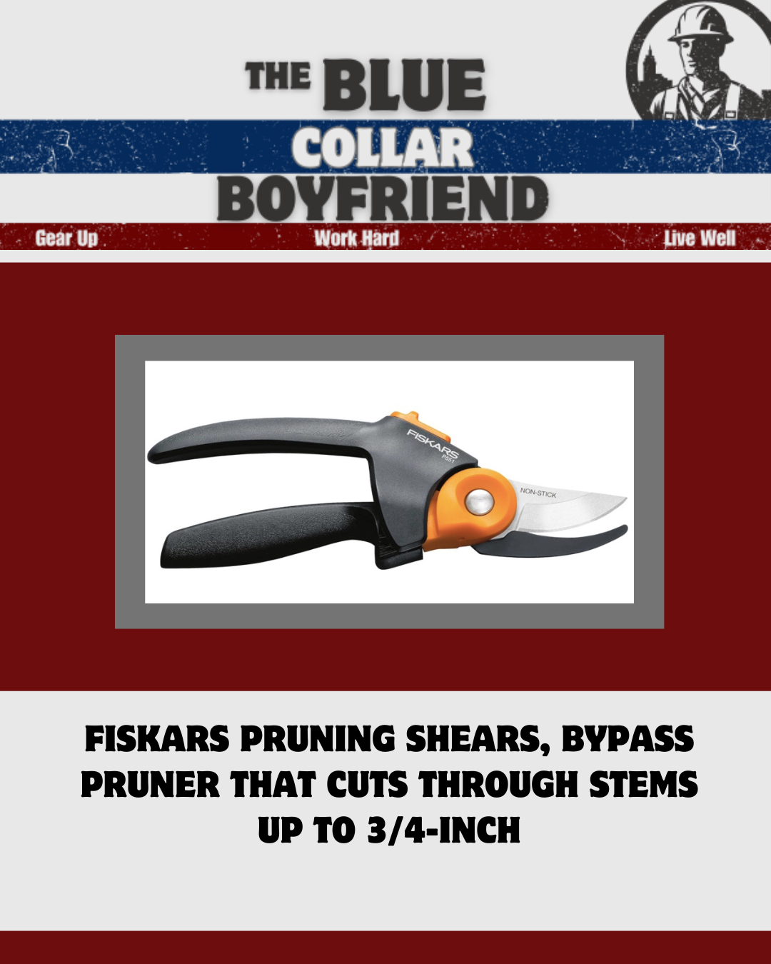 Fiskars PowerGear Bypass Pruning Shears: Built for the Toughest Jobs