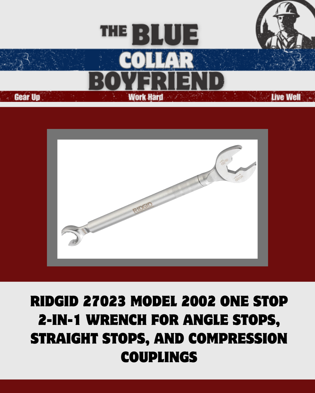 🔧 RIDGID One Stop 2-in-1 Wrench: The Plumber’s Time-Saver