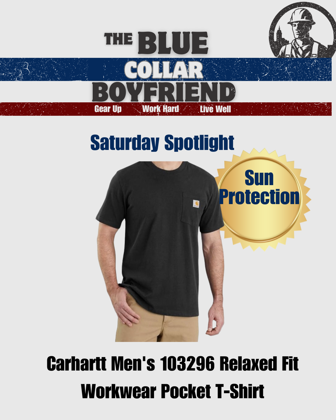 Carhartt Men's 103296 Relaxed Fit Workwear Pocket T-Shirt