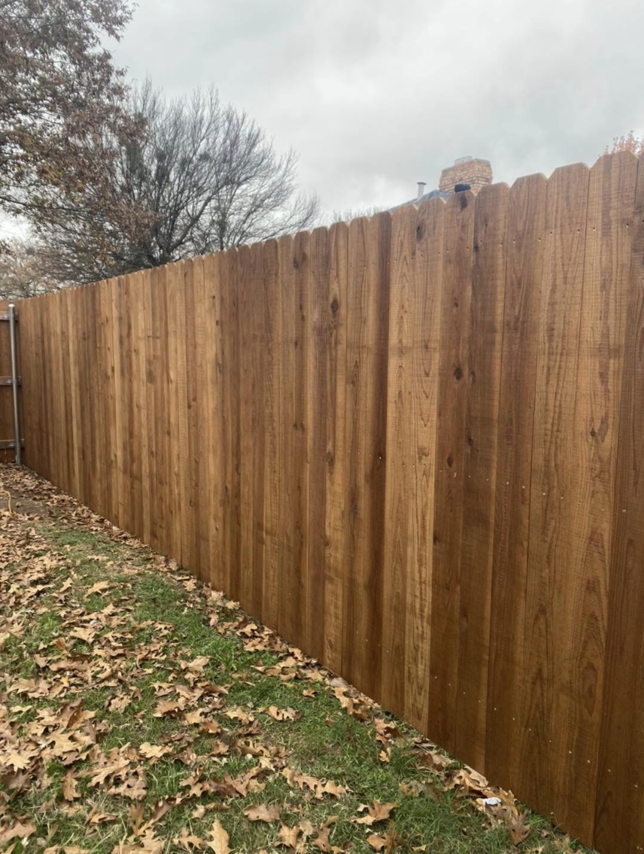 1x5.5x6 stained side-by-side