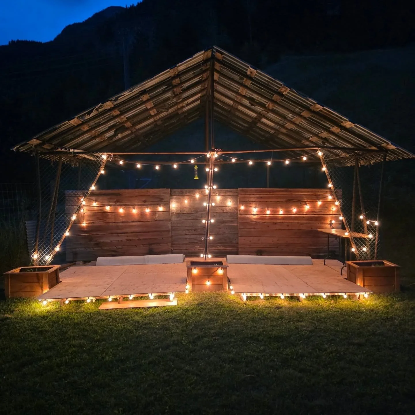 This stage will be sorely missed. 

We have had the opportunity to host a few amazing local talents here and have learned even more about sound tech prep, stage layout and design, lighting, etc. Which has not only added to the entire production but t